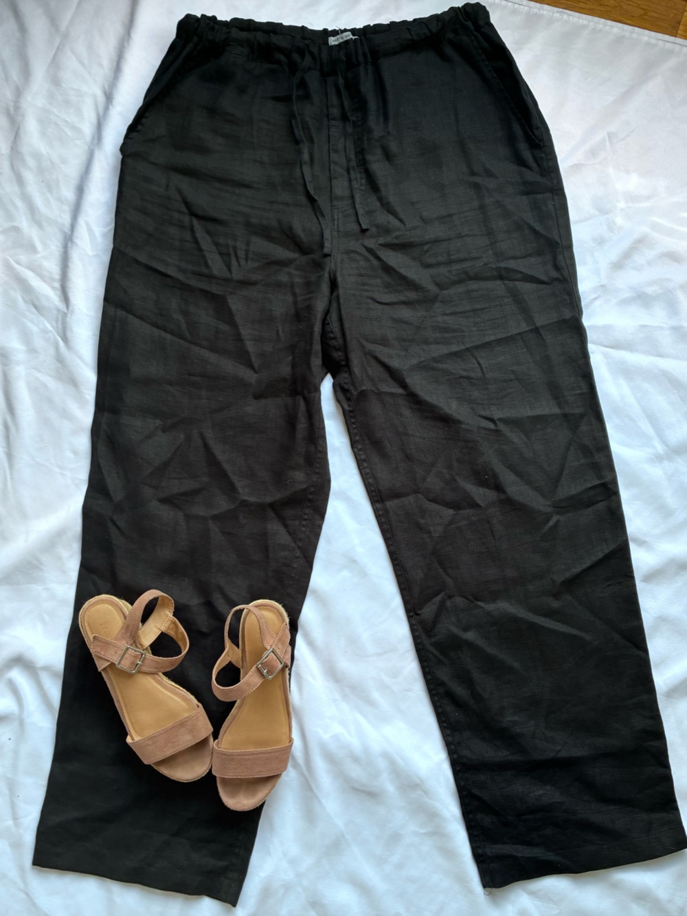 Martin Gordon Black 100% Linen Pants – Women’s
